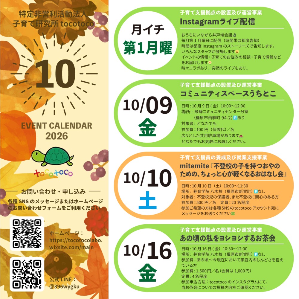 活動スケジュール